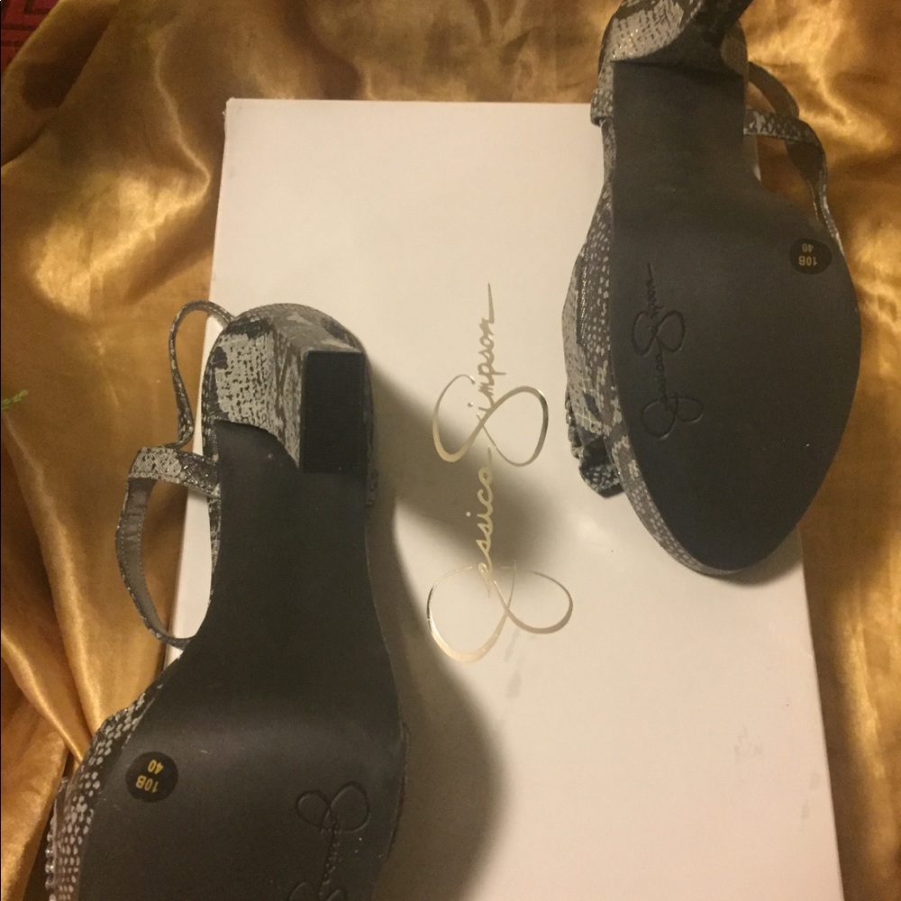 ❌SOLD❌NEW Snake Skin Open Toe Heel’s - Picture 5 of 6